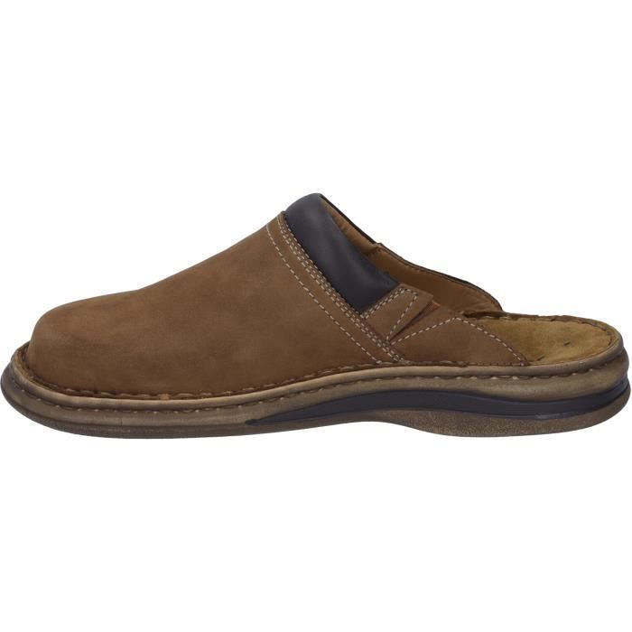 Chaussons Josef Seibel Max Pour Homme - En Cuir Souple - Confortables Et Décontractés