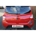 FRONT and REAR badge logo COVER for Renault TWINGO mk2 200711 in CARBON EFFECT PAIR-3