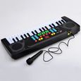 37 touches clavier électronique Piano jouet Musical pour enfants 3768 - Noir-3