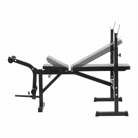 Banc de musculation réglable et extrêmement robuste - capacité de 136 kg