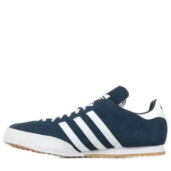 Basket Adidas Originals Samba Super Suede Marine blanc