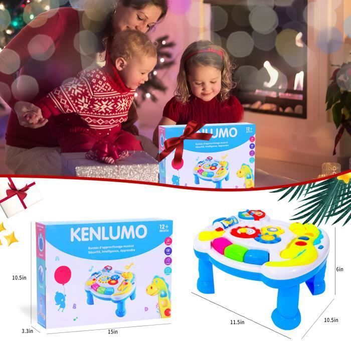 Table D'éveil Musicale Pour Bébé - Multifonction - 6 Mois+ - Jouet éducatif