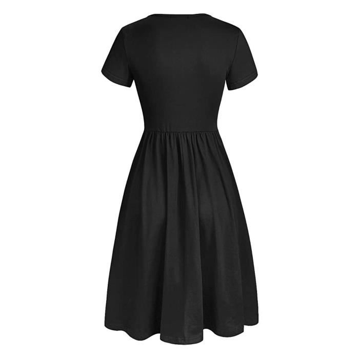 Robe patineuse boutonnée cheap