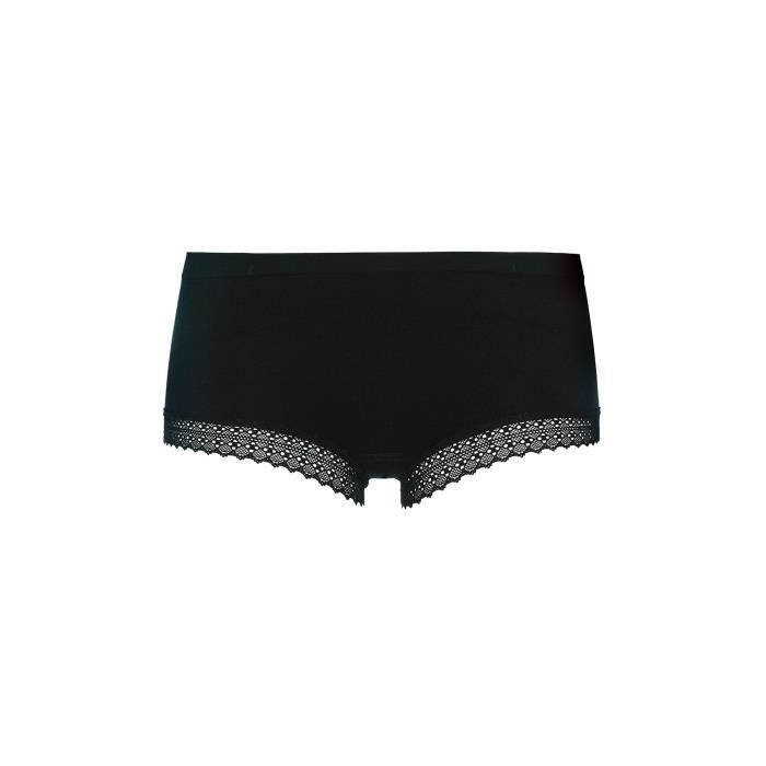 Shorty BILLET DOUX ZEN DENTELLE Confortable et féminin Noir  Dentelle