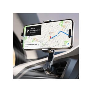 Support Téléphone Voiture Magnétique LISEN MagSafe – 30 Aimants N52, Compatible IPhone 16/15 & Android