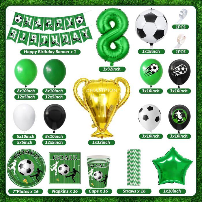Kit Décoration Anniversaire 101 Pièces - Vaisselle Super Héros 5 Ans Avec Ballons, Nappe Et Accessoires