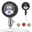 Mini Manomètre de Ballon de Football Baromètres de Basket-ball de Volleyball avec Affichage Numérique-0