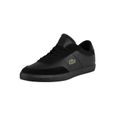 Basket cuir noir homme