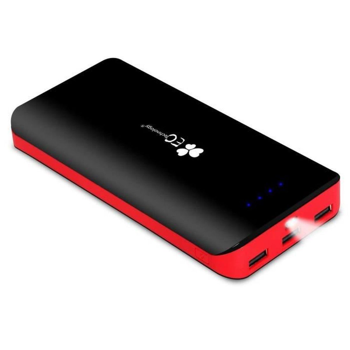 Batterie Externe 22400mAh Power Bank Ultra Haute Capacité 3 ports USB