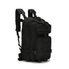 VITATA Sac à dos tactique ECELEN en 1000D Nylon 30L imperméable pour randonnée et camping - Noir