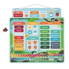 JANOD Calendrier Magnétique - Jeu Educatif - Appréhender la Notion du Temps, Gagner en Autonomie - Jouet en Carton FSC – Dès 3 ans