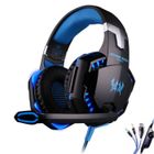 YIKXIULF Casque de jeu stéréo KOTION EACH G2000 avec microphone et lumières pour PC Gamer