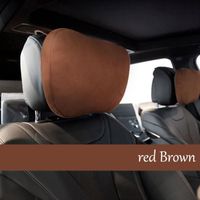 rouge-marron - Appui tête avec le même oreiller de voiture, 1 pièce, pour mercedes benz classe s Maybach BMW