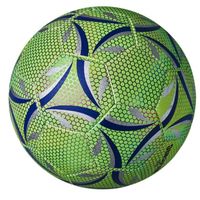 1 PC Football Ballon De Football en Salle Ballon De Football De Rue Lueur Football Allumer Le Football Allumer des Ballons-vert