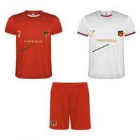 Ensemble de foot short + 2 tee shirt Portugal enfant - 8/9 ans - Rouge