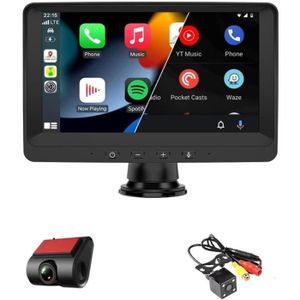 AUTORADIO Autoradio sans Fil Carplay et Android Auto 7 Pouces FM transmitting Bluetooth Support SWC USB Mirror Link pour Android-iOS.[Y331]