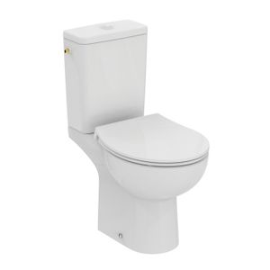 IDEAL STANDARD - Pack WC Suspendu Tesi Aquablade Fixations Invisibles Abattant Ultrafin Frein De Chute Réf. T354601