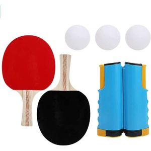 BOIS CADRE DE RAQUETTE Raquette de Tennis de Table avec Sac de Rangement, équipement de Sport de Raquette de ping-Pong de compétition de Formation[505]