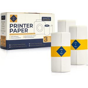 PAPIER THERMIQUE Imprimante papier autocollant thermique pour impri