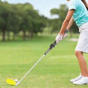 BALLE DE GOLF Dilwe Golf Grip Équipement d'outil d'entraînement d'entraînement de golf de haute qualité pour la force et le tempo (jaune)