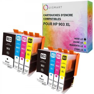 PACK CARTOUCHES Ouismart® 8 Cartouches Compatible HP 903 903XL HP 