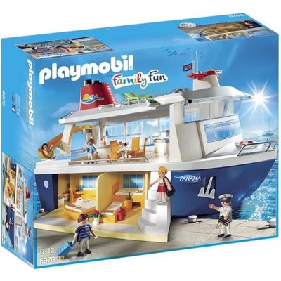 PLAYMOBIL Family Fun Bateau de Croisiere 6978 Cdiscount Jeux Jouets