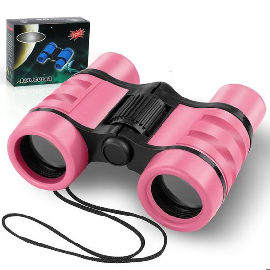 Qiilu Jumelles pour enfants Enfant Enfant Extérieur 8x30 Grossissement