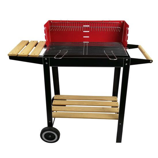 Grille à Barbecue Noir 40 X 22 Cm – Solide Et Pratique Pour Vos Grillades
