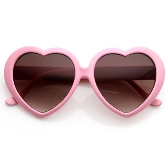 Lunettes De Soleil Grand coeur feminin surdimensionne MLIMK Achat Vente lunettes de soleil Femme Adulte Cdiscount