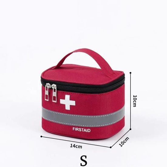 Lot De 2 Sacs à Médicaments Étanches - Trousse Premier Secours Vide - Grande Capacité - Pour Voyage, Randonnée