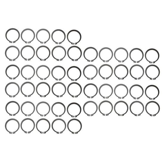 Assortiment De 100 Anneaux élastiques FERVI Réf 0179 - Pour Bricolage Et Mécanique
