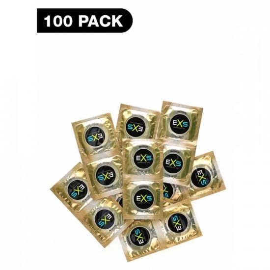 Préservatifs EXS XXL Jumbo X12 - Lubrifiés, Largeur 69mm, Neufs Pour Plus De Confort