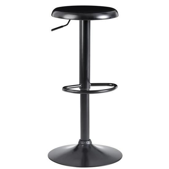 FineBuy FineBuy Tabouret de Bar Chaise de Bar Reglable 58-79cm Métal Velours Moderne 