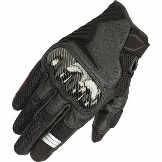 NORMAN Gants Moto Cuir Thermiques Imperméables Hiver/Été - Gants Chaleur Thinsulate 3M, Paume Double Cuir, Cuir Chèvre Souple