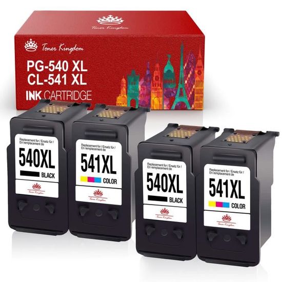 540XL 541XL Multipack de cartouches d'encre reconditionnées compatibles