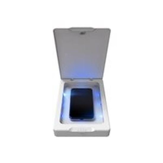 ZAGG InvisibleShield UV Sanitizer - Cabinet de désinfection UV pour téléphone portable - Jusqu'à 6,9"
