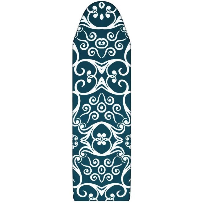 Housse De Planche à Repasser Silva - 100% Coton, Feutre 5 Mm - Pour Centrale Vapeur Et Fer à Vapeur - Taille L (turquoise) - Sans Amiante, Imperméable - 3