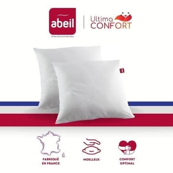 ABEIL Lot de 2 oreillers Ultima Confort® - 60 x 60 cm