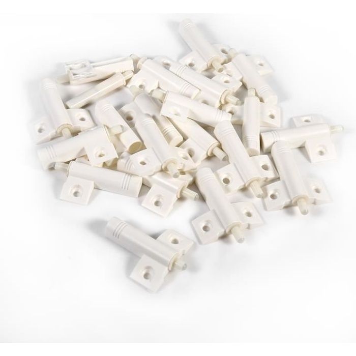 Tampon amortisseur 20Pcs / Lot Tiroir D'arrêt De Porte D'armoire De Cuisine Doux Calme Fermer Closer Blanc