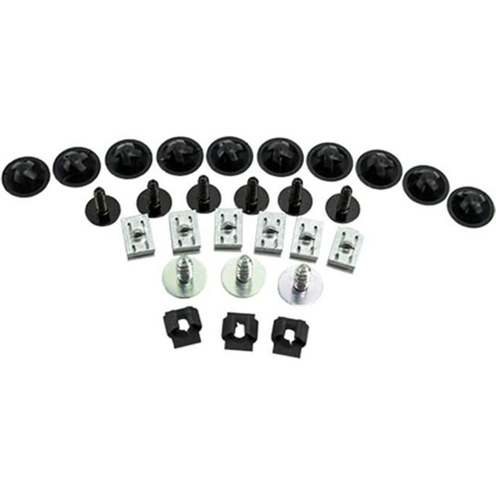 Kit de fixation Clips pour cache moteur Audi A1 2010.4- Seat Ibiza 2008-2012 Vw Polo 2005.4-2009.8 Seat Ibiza 2002-2008 Seat Cor...
