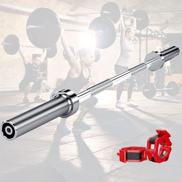 LXX Barre Olympique Musculation, 4ft-5ft Barre D'haltère, Barre de Poids Haltère Olympique Barre EZ Musculation, Entraînement à 327