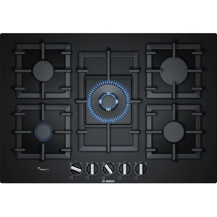 CUISSON Seacuterie 6 PPQ7A6B90 Plaque de cuisson gaz encastrable Verre Noir 1000 W 1750 W92