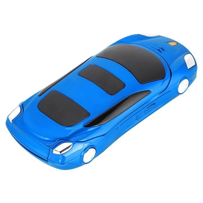 Téléphone à clapet Pour Ferrari en forme de voiture téléphone clavier à rabat modèle de voiture téléphone portable GSM