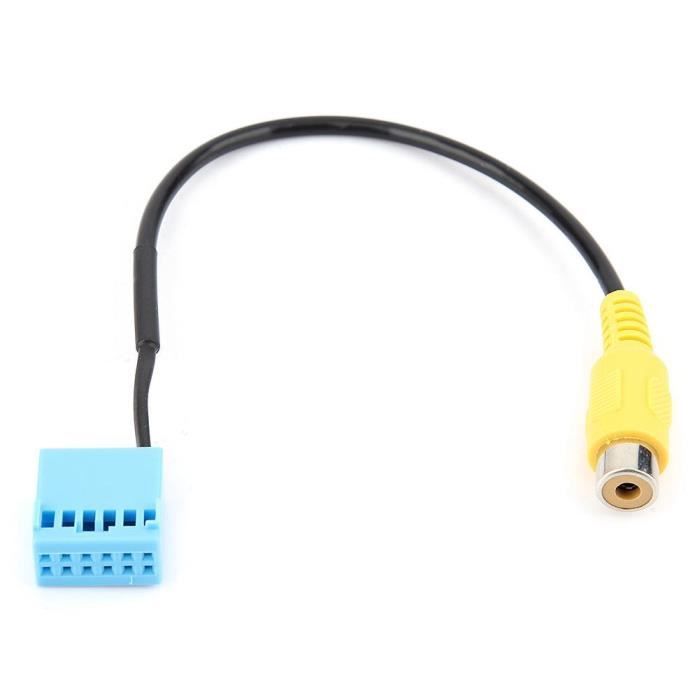 Dioche câble de caméra arrière pour Câble adaptateur de caméra de recul de voiture pour Golf VI Jetta 5 6 MK5 MK6 Passat B6