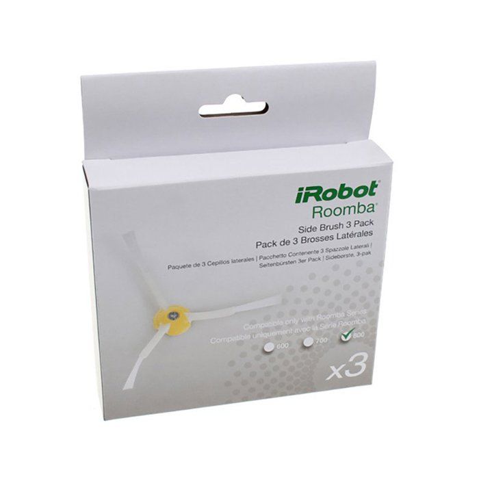 Pack De 3 Brosses Latérales Roomba Série 800.