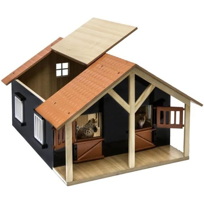 Kids Globe Écuries de ferme avec 2 box et 1 atelier 1:24 610167