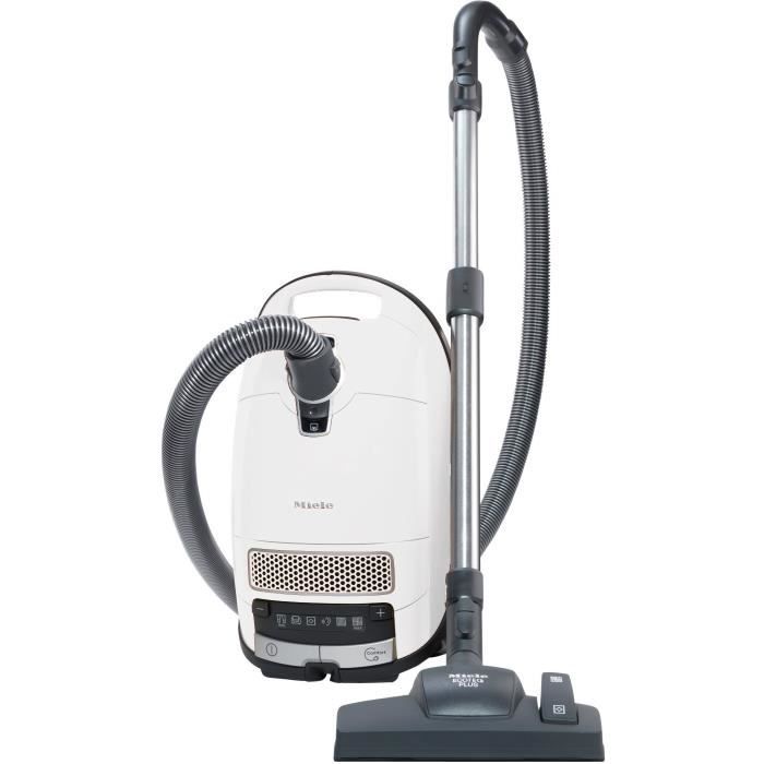 MIELE Aspirateur traîneau avec sac Complete C3 Silence EcoLine - 550W - 64 dB - A+ - Blanc lotus