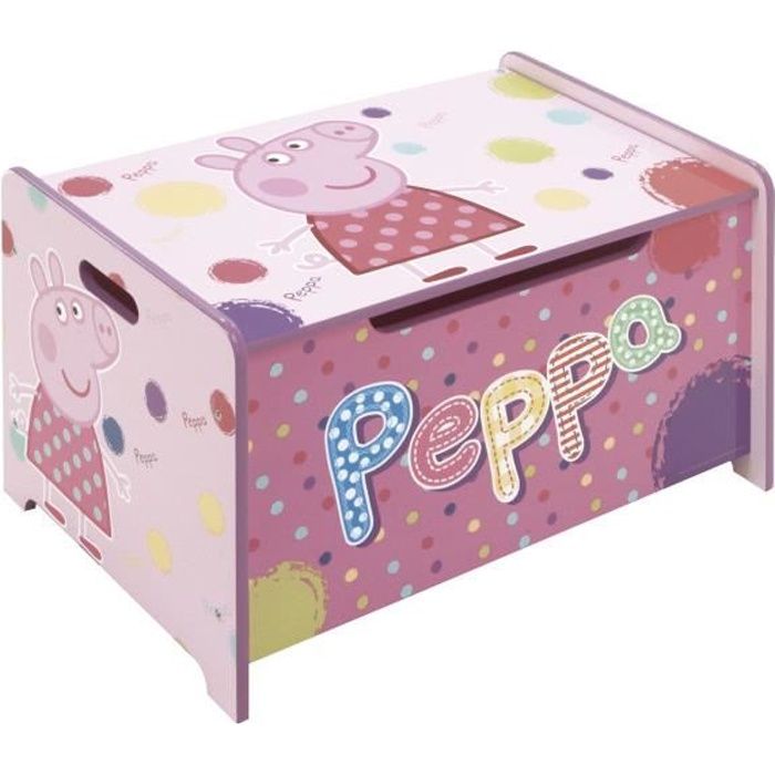 PEPPA PIG - Coffre de rangement en bois