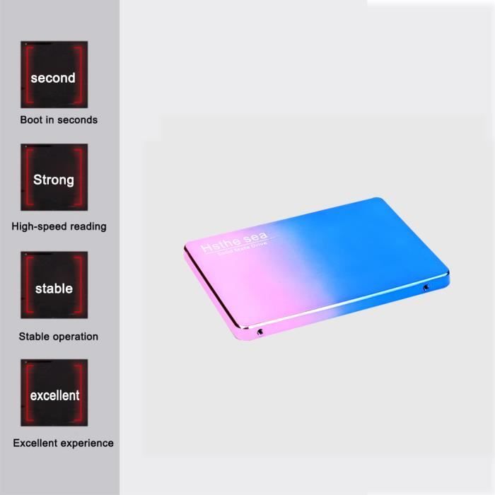 PRUMYA Disque SSD en plastique 240gb, 2,5 pouces
