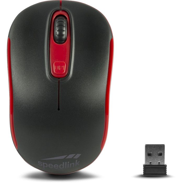 Speedlink Ceptica (Rouge) - Souris sans fil - ambidextre - capteur optique 1600 dpi - 3 boutons ( Catégorie : Souris )